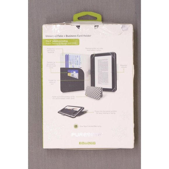 8 Inch Tablet Folio + Business Card Holder OEM - Picture 2 of 6